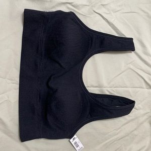 Torrid BRLT Black Ribbed Scoop Neck SMLS